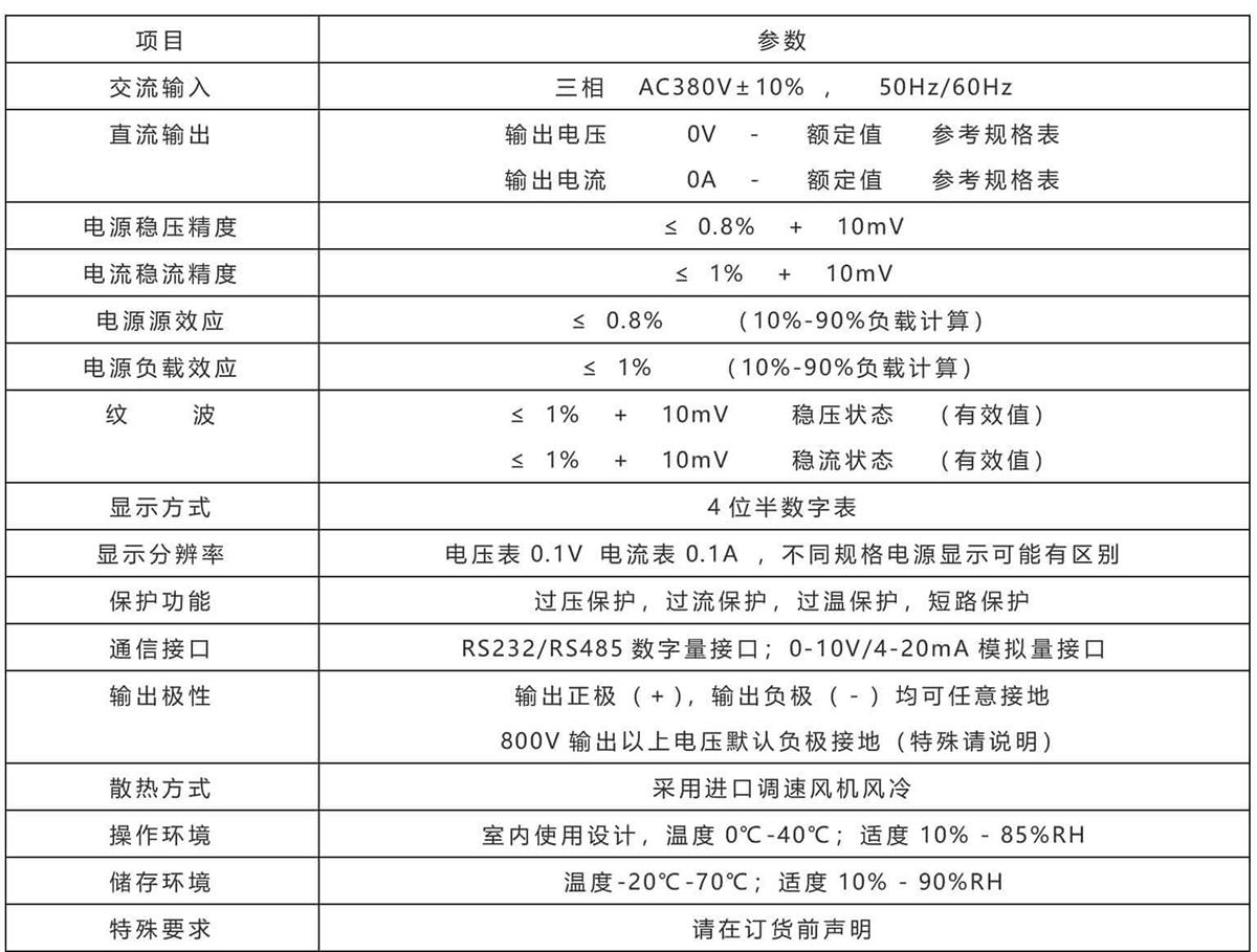 大功率直流电源